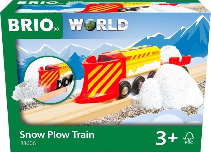 Actual product image Brio Snow removal train