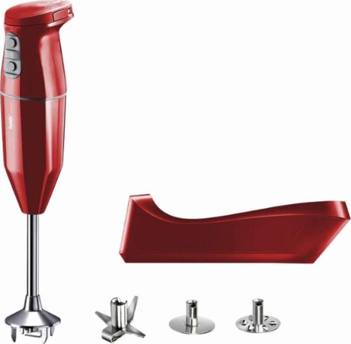 Bamix Cordless Plus draadloze staafmixer 34 cm rood