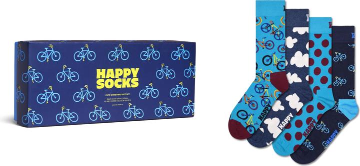 Produktbild Happy Socks 4-Pack Bike Socks Gift Set (4er Pack, 41 - 46)