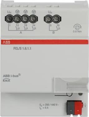 Actual product image ABB FCL/S1.6.1.1 Fan actuator 1f 6A REG (Switch actuator)