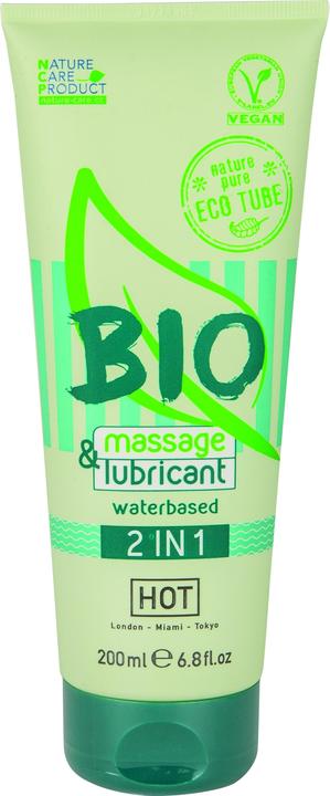 HOT Bio 2in1 Massage und Gleitgel (200 ml)