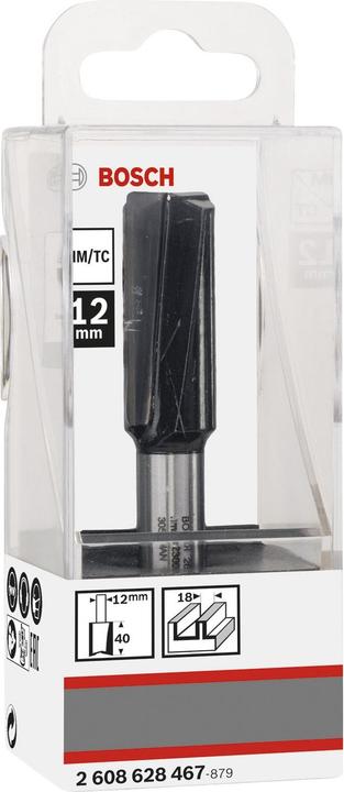 Produktbild Bosch Professional Zubehör Nutfräser, 12 mm, D1 18 mm, L 40 mm, G 81 mm