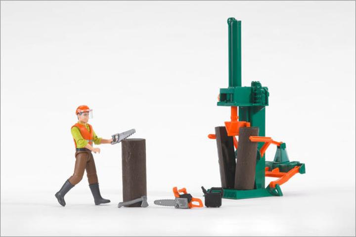 Productafbeelding Bruder BR Bosbouw set bWorld met figuur