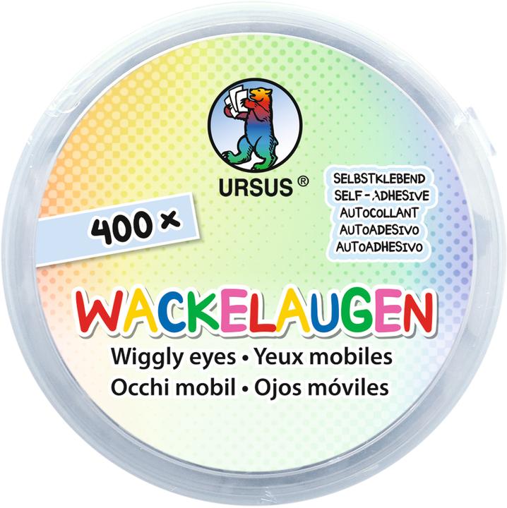 Produktbild Ursus Wackelaugen 400 Stück, Selbstklebend: Ja
