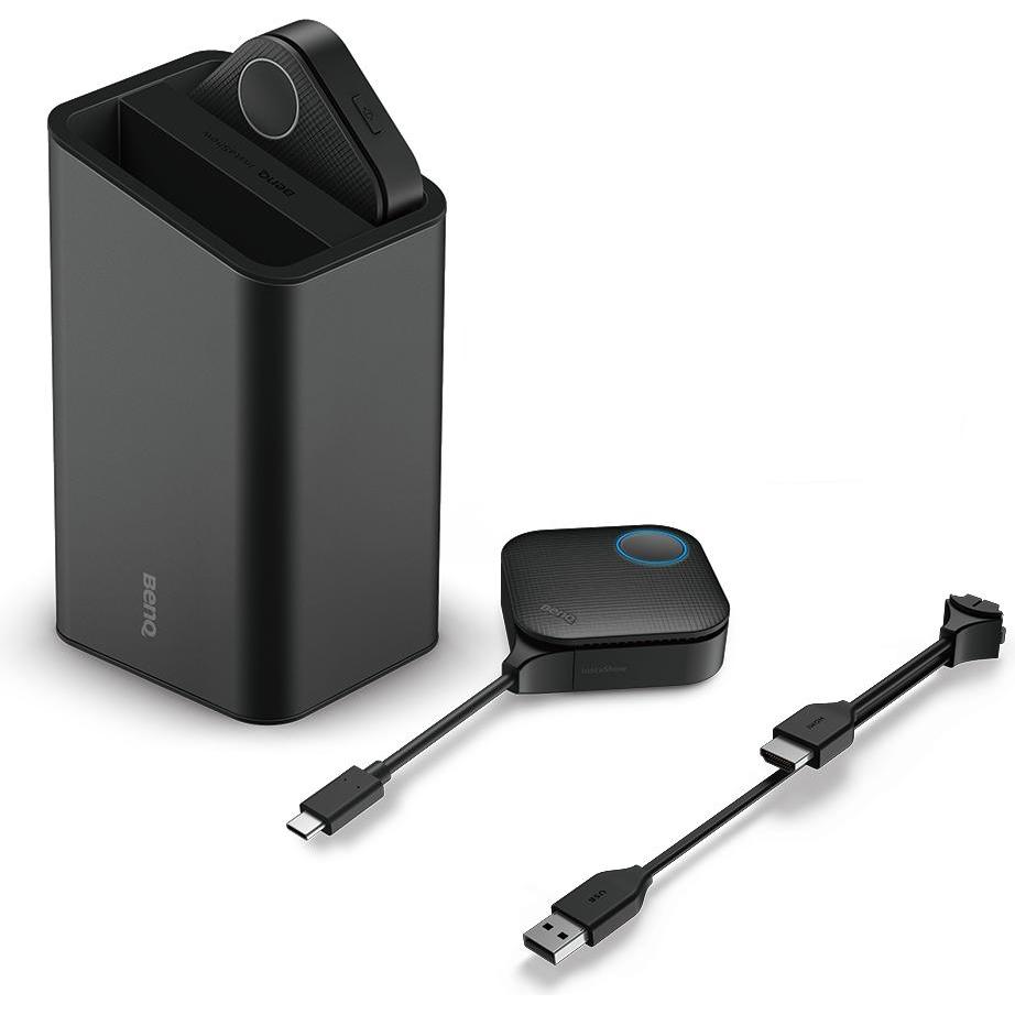 Thumbnail - BenQ Instashow Vs10 Button Kit (30 m), Wireless Transmitter, Schwarz