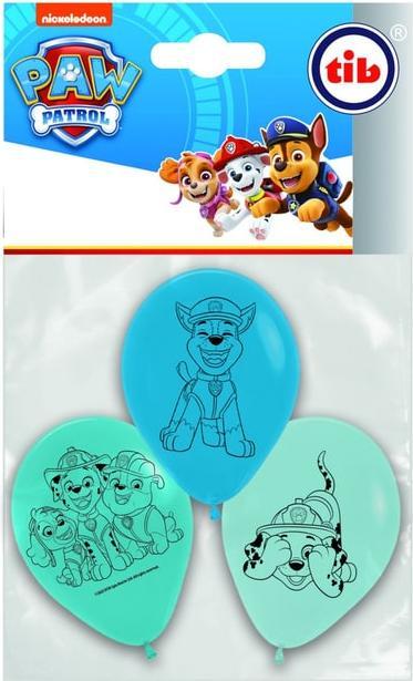 Produktbild Tib 5 Luftballons Paw Patrol 30cm (5x)
