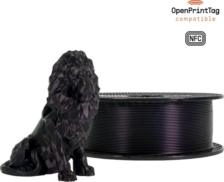 Image du produit Prusa Prusament PETG Galaxy Black 1kg (PETG, 1.75 mm, 1000 g)