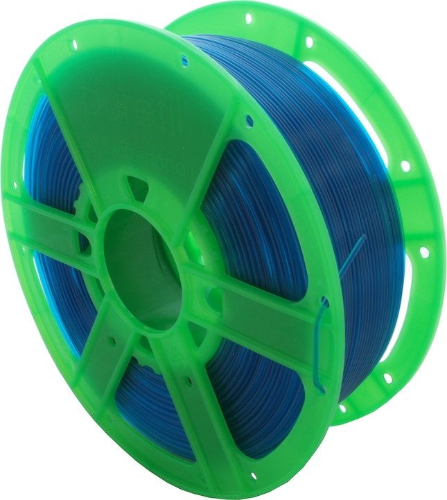 Blue transparent
