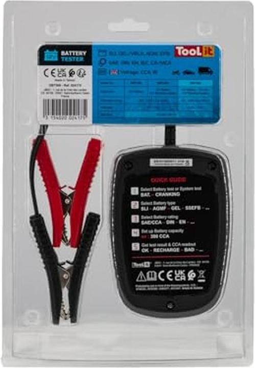 Actual product image Toolit Automotive Battery Tester Battery Voltage and State of Charge Meter DBT 300