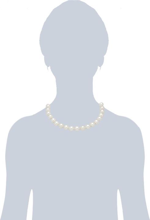 Produktbild Rafaela Donata Damen Sterling Silber Muschelkernperle silber 45,0 cm Basiskette + 5,0 cm Verlängerung - 30468 (Sterling Silber, 50 cm)