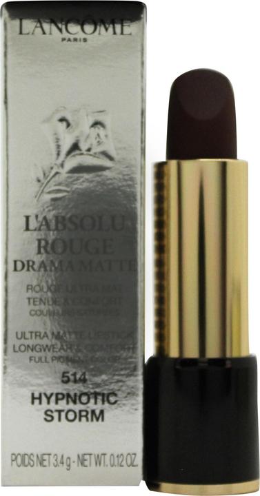 Actual product image Lancôme L'Absolu Rouge Drama Matte (514 Hypnotic Storm)