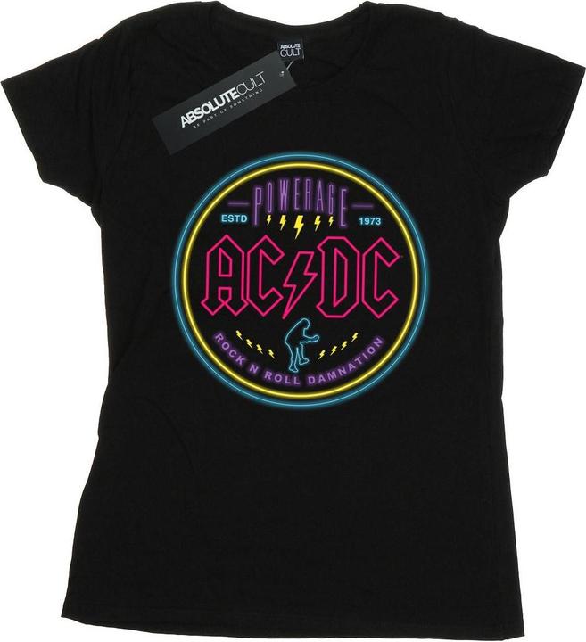 Produktbild AC/DC Circle Neon TShirt aus Baumwolle (S)