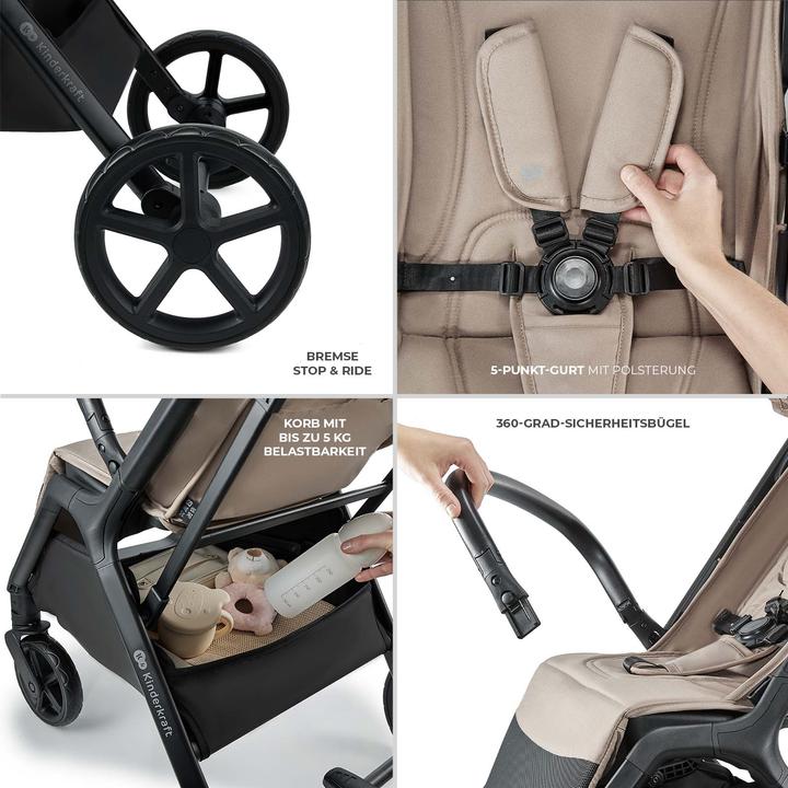 Produktbild KinderKraft stroller LOOM LINEN BEIGE