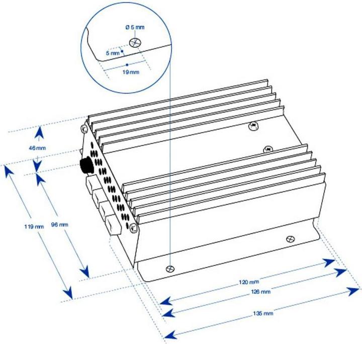 Actual product image Mascot DC/DC converter, 40... 64V, 24V, 3A, 81W
