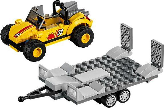 Produktbild LEGO Strandbuggy mit Allrad Geländetransporter (60082, LEGO City)