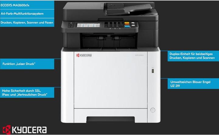 Produktbild Kyocera ECOSYS MA2600CFX (Laser, Farbe)