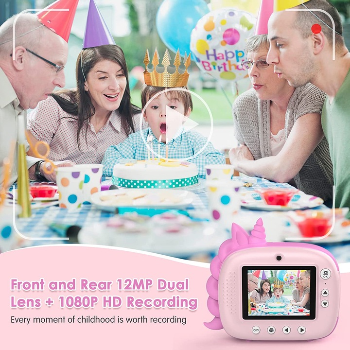 Actual product image HiMont Children's Instant Camera, Pink