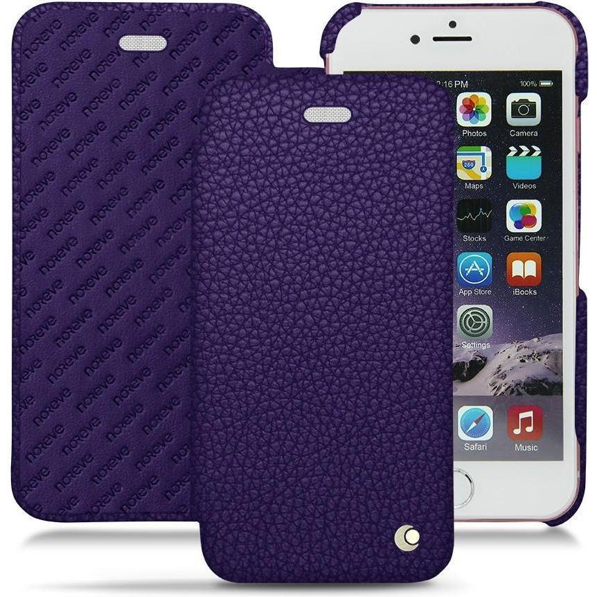 Noreve Lederschutzhülle horizontal (Apple iPhone 6s Plus), Smartphone Hülle, Violett