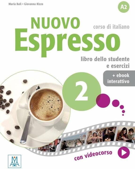 Nuovo Espresso 2 Libro dello Studente e Esercizi A2 (Italiano, Giovanna Rizzo, Maria Balì, 2020)