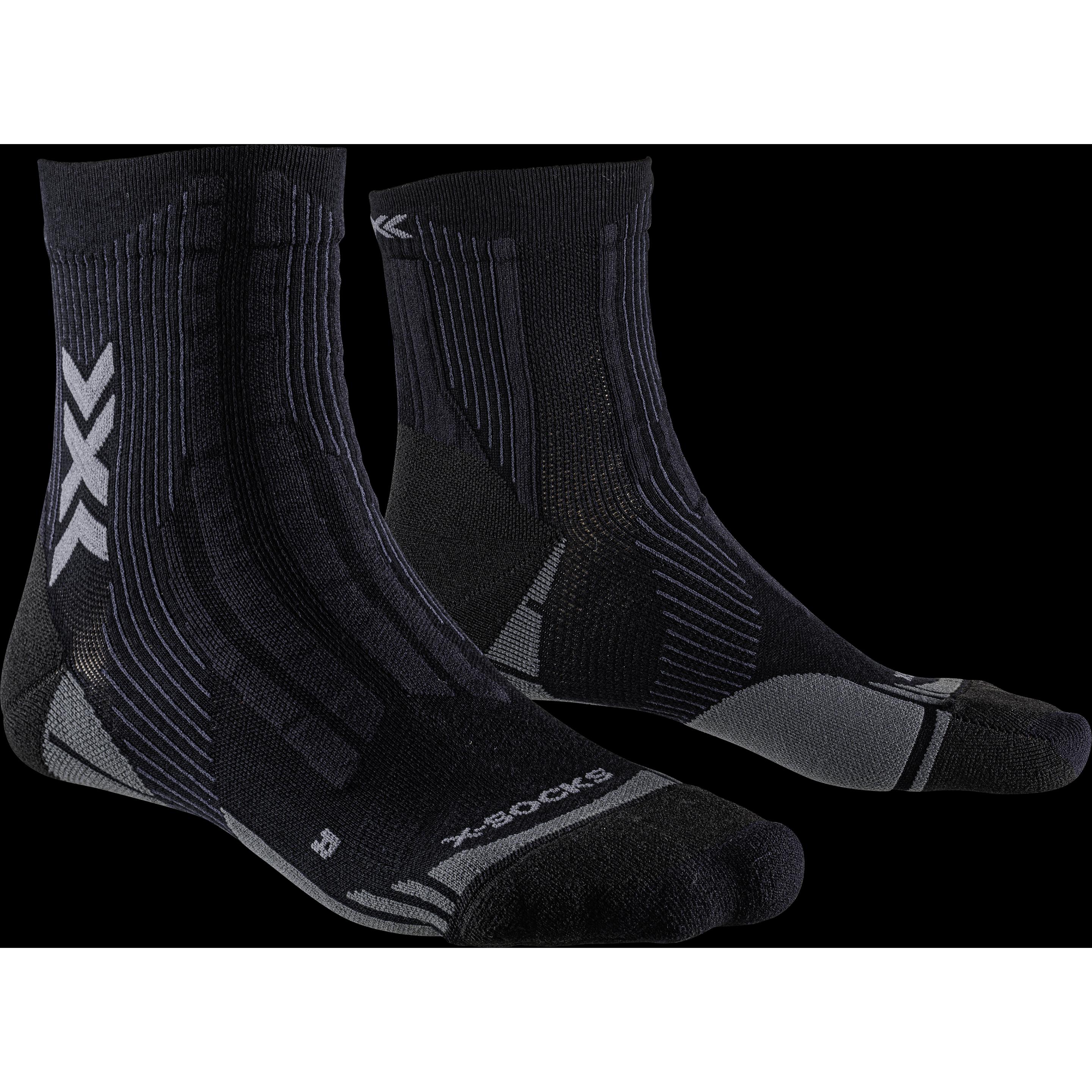 X-Socks, Herren, Sportsocken, Hike Perform Natural Ankle (45 - 47), Schwarz