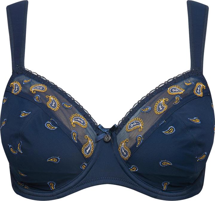 Produktbild Ulla Popken Bügel-BH, Paisleymuster, Cup C - F (115 E)