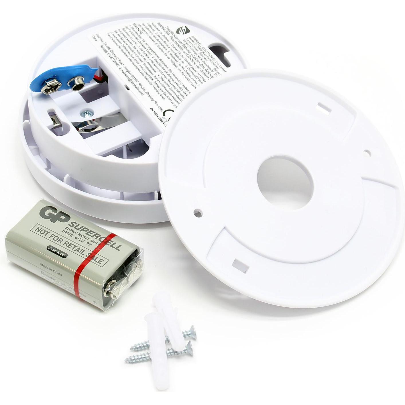 Thumbnail - Wiltec, Gefahrenmelder, 20x Rauchmelder 9V Batterie 85dB Brandmelder Rauchwarnmelder EN 14604