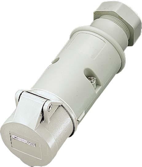 Actual product image Mennekes MEN 708A CEE coupling socket extra-low voltage 20-25V 16A 2p (CEE 16/5)