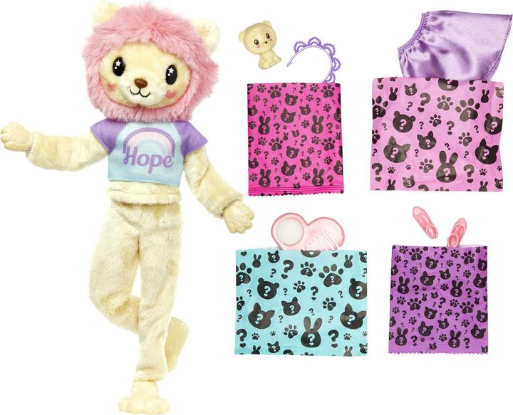 Produktbild Barbie Cutie Cozy Cute Reveal Serie Puppe - Löwe