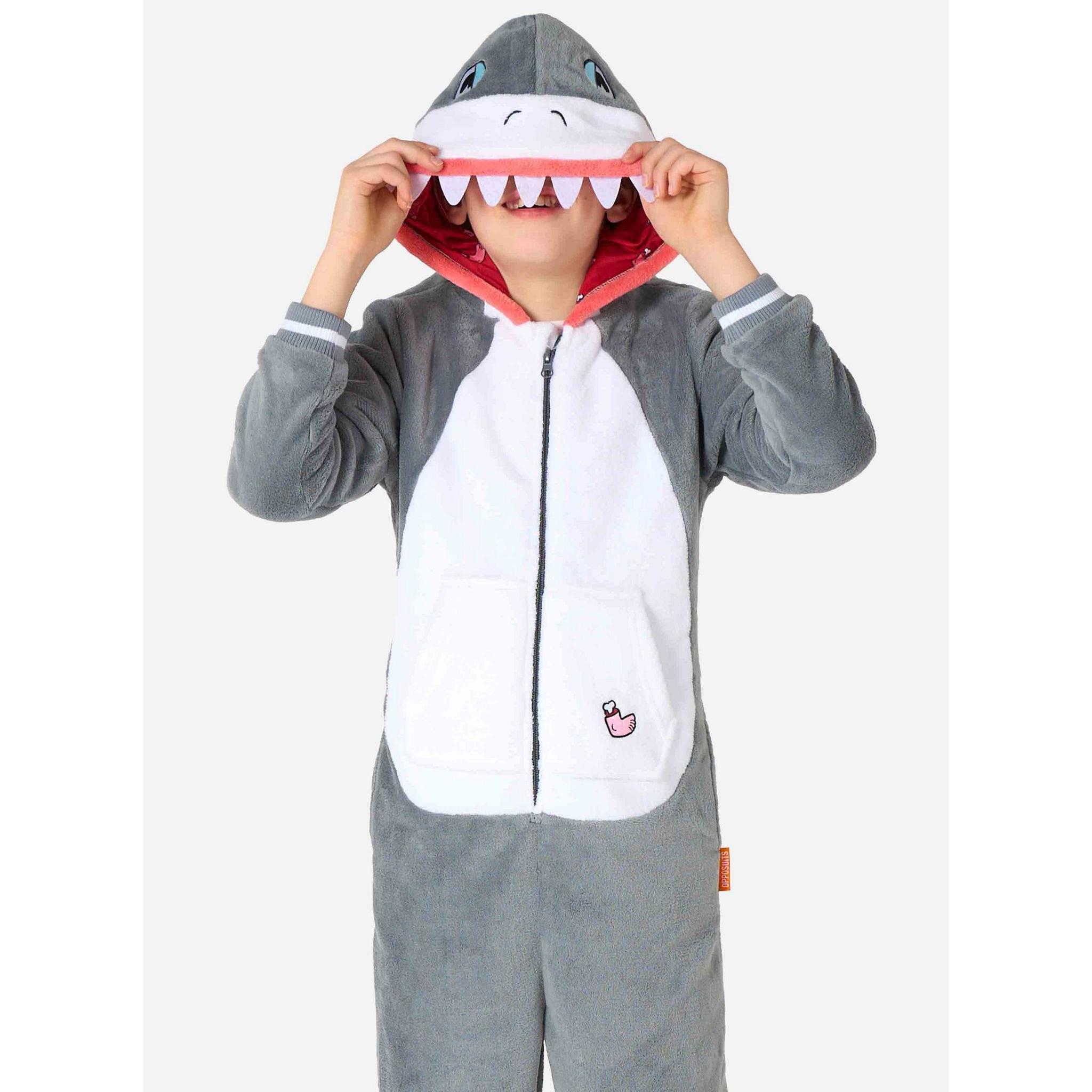 Thumbnail - OppoSuits Hai Onesie für Kinder (98, 104)