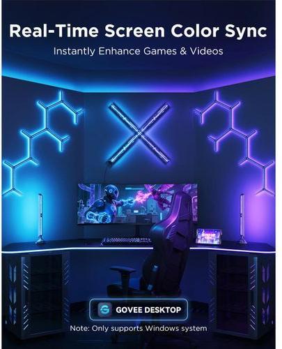 Immagine prodotto Govee Smart Gaming Light Bars Pro (RGBIC, 44 cm, Interno)