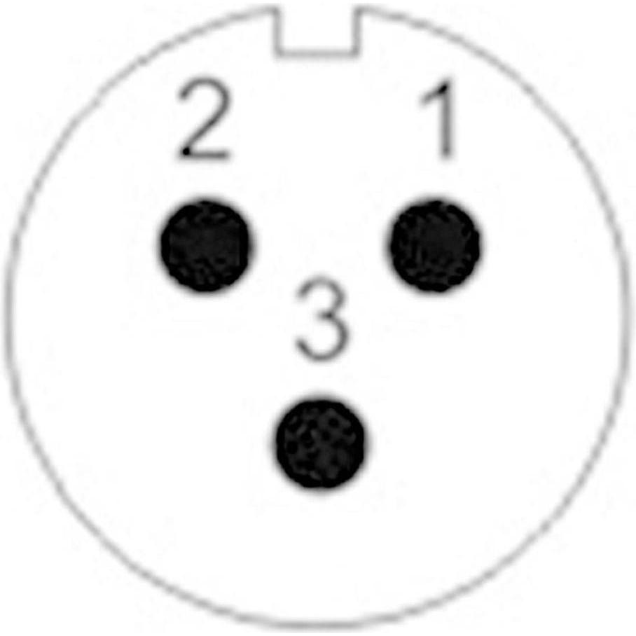 Weipu SF1211/S3 I Rundstecker Kupplung, gerade Gesamtpolzahl: 3 Serie (Rundsteck, Elektronikkabel + Stecker
