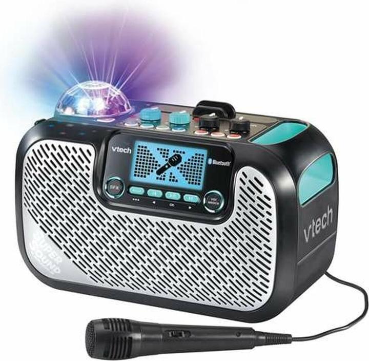 VTech Lautsprecher mit Karaoke Mikrofon Super Sound