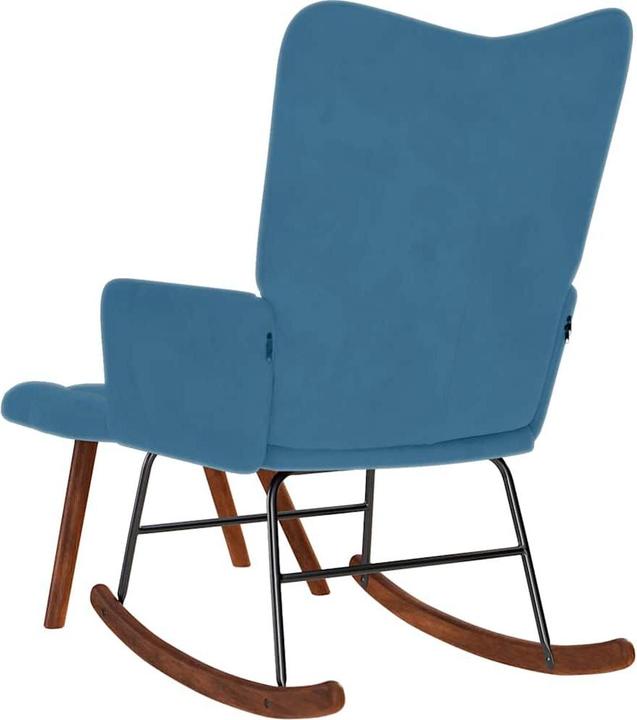 Produktbild vidaXL Schaukelstuhl mit Hocker