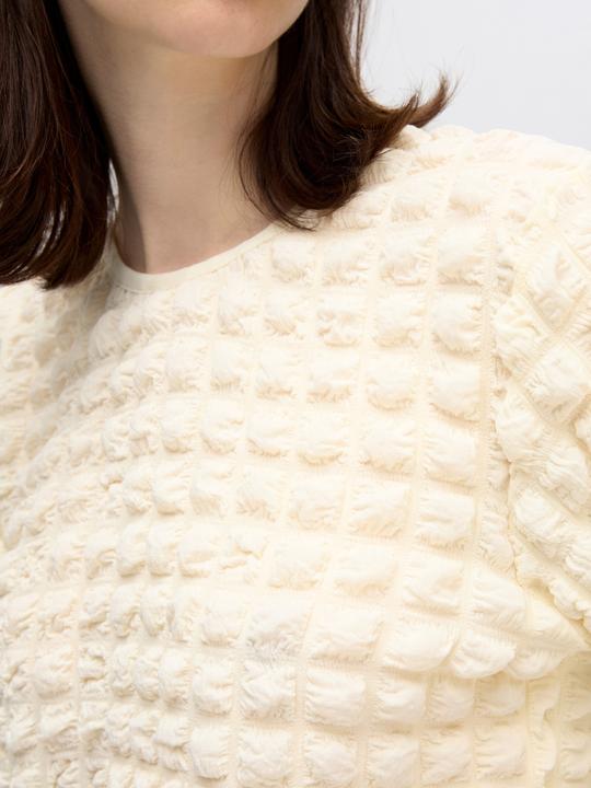 Actual product image Selected Textured top with 3/4-length sleeves (XL)