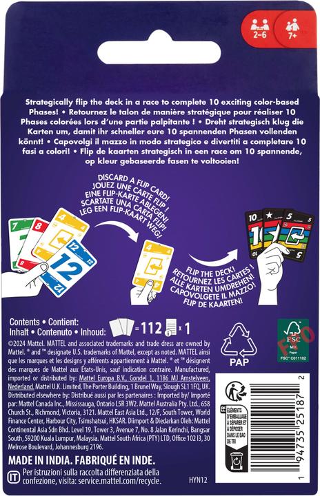 Produktbild Games Phase 10 Flip (Deutsch, Multilingual, 2 - 6 Spieler)