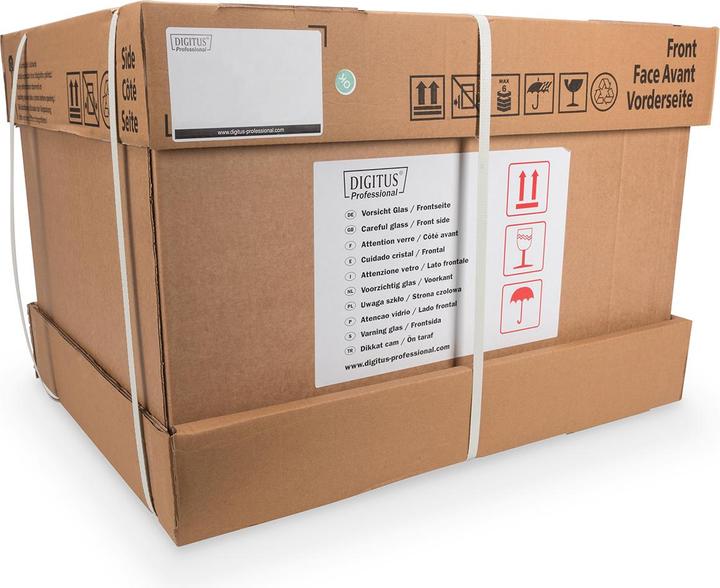 Produktbild Digitus 48,3cm 19Zoll Wandschrank 7HE schwarz Groesse HxBxT 420x600x450 mm (7 HE, 19 Zoll Rack)