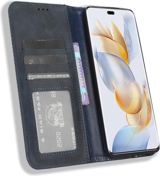 Produktbild Cover-Discount Honor 90 - Stand Flip Case Hülle blau (Honor 90)