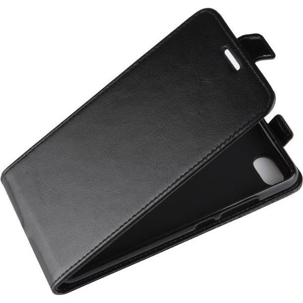 Thumbnail - MU Classic Leder Flipcase Hülle (Xiaomi Redmi 6A), Smartphone Hülle, Schwarz