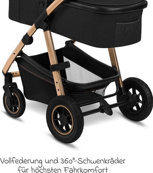 Image du produit Lionelo Poussette combinée Amber 2 en 1 Black Onyx