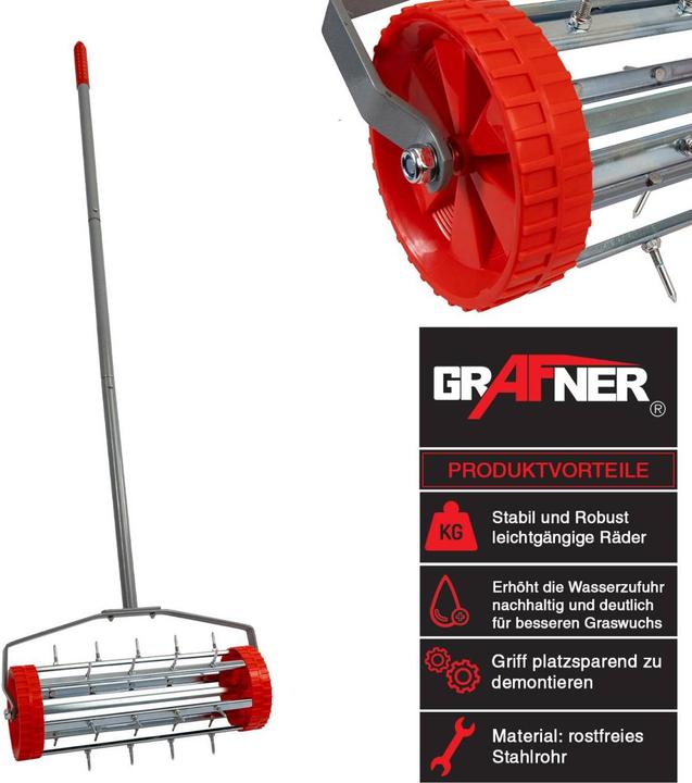 Actual product image Grafner Lawn aerator