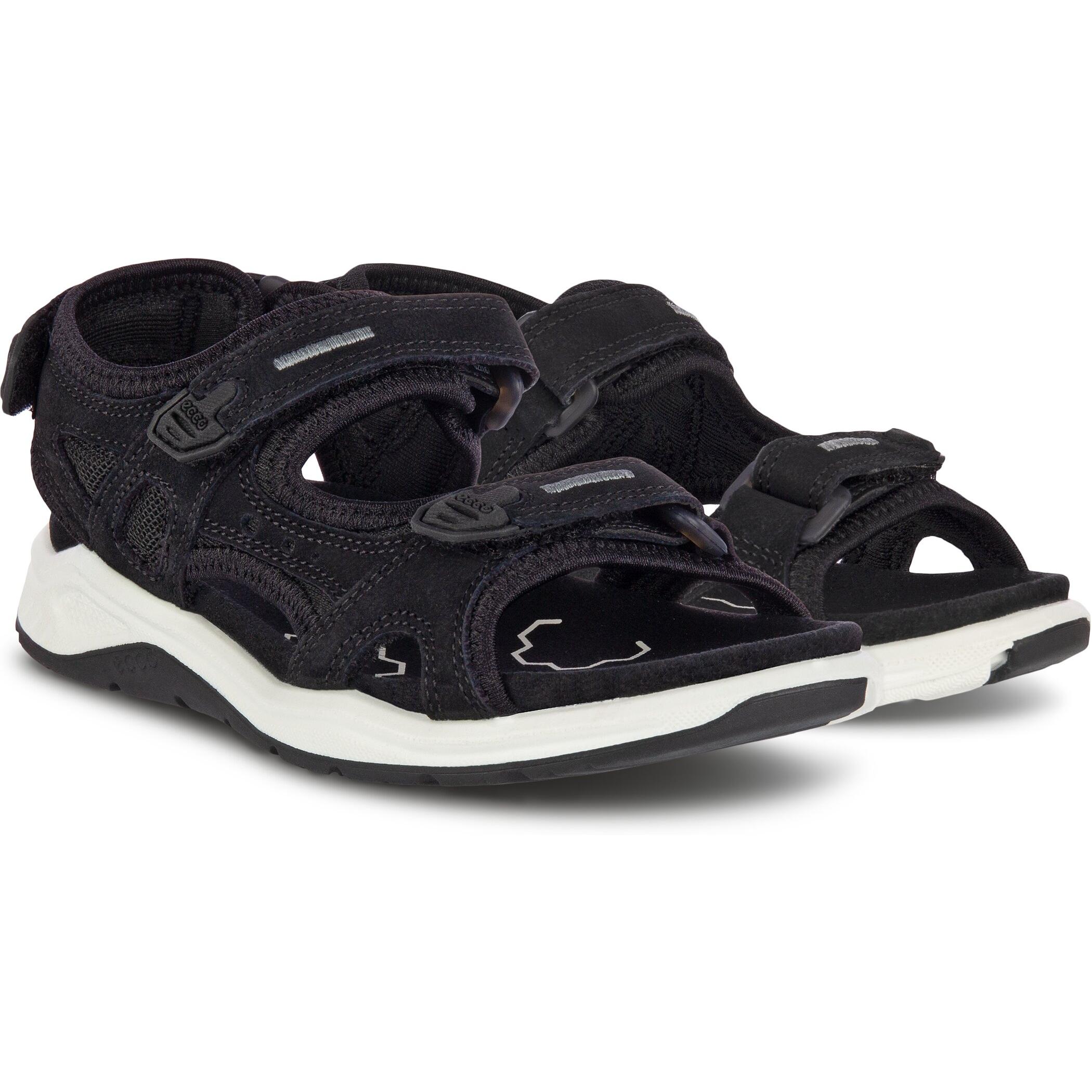 Ecco, Unisex, Sandalen, Kid's X-Trinsic Connecting Stripe, Schwarz, (25)