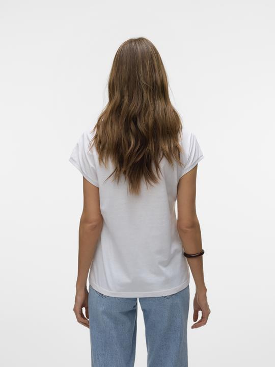 Actual product image Vero Moda Vmluna Ss V-Neck Tee Jrs Noos (XS)