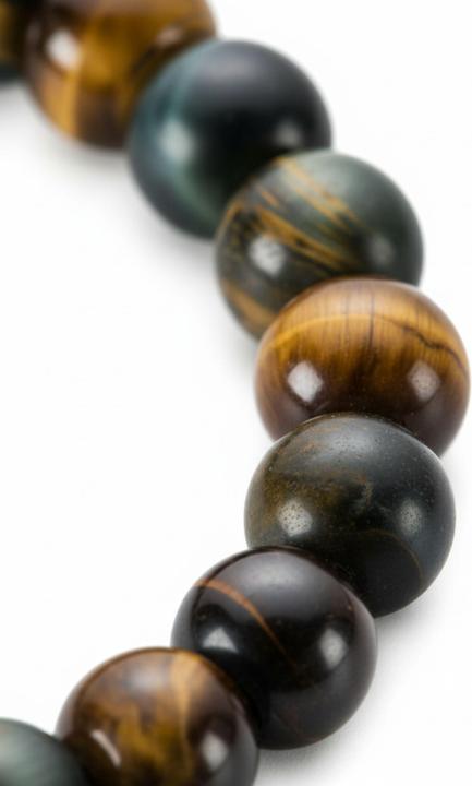 Produktbild Thomas Sabo Armband Tigerauge Goldbraun und Blaugold (21 cm, Silber 925)