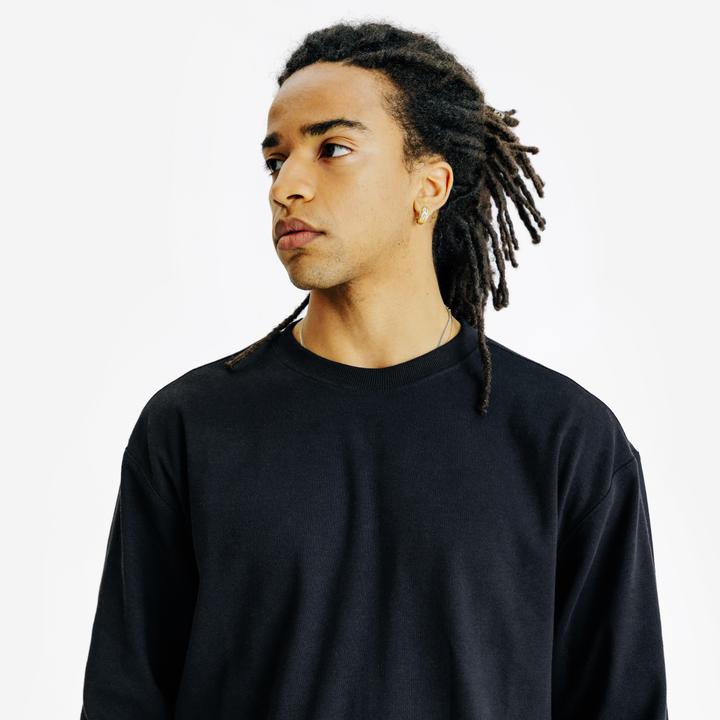 Produktbild Decathlon Langarmshirt Herren Rundhalsausschnitt Baumwolle (S)