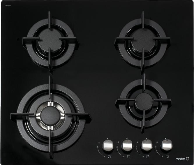 Produktbild Cata ENCIMERA CCI 6031 BK Gas Hob, 4 burners, 7500W, width 59cm, black