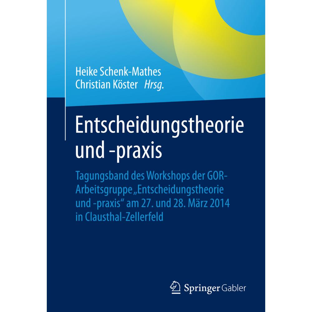 Thumbnail - Entscheidungstheorie und -praxis, Fachbücher
