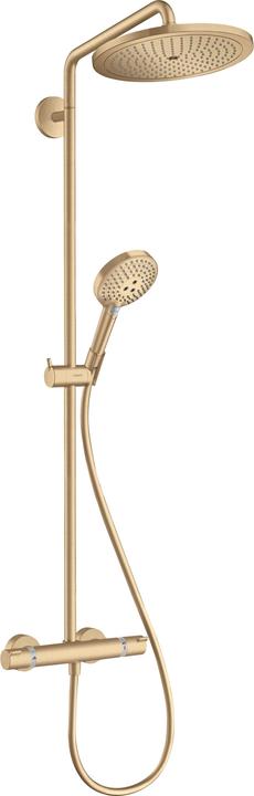 Actual product image hansgrohe Croma Select S 280 Air 1jet Showerpipe Ditto: with EcoSmart : Colour - Brushed Bronze