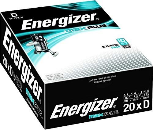Actual product image Energizer Max Plus (20 pcs., D, 16000 mAh)