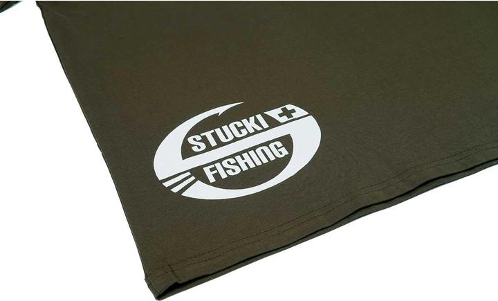 Actual product image Stucki Fishing Because Fanatics T-Shirt Olive (XL)