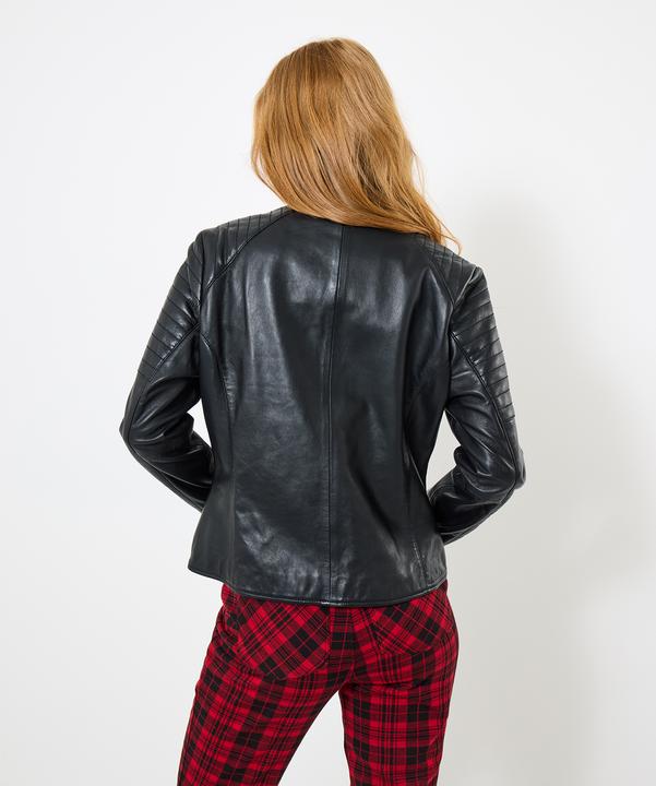 Actual product image Joe Browns Quilted Sleeve Biker Jacket (38)